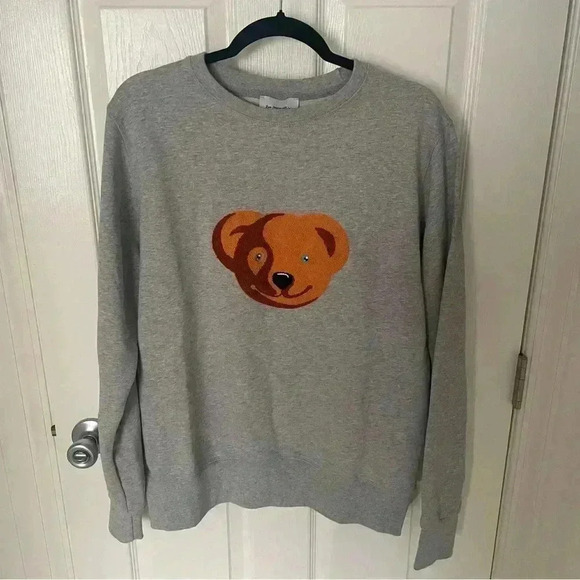 ULTRA RARE ORIS Watch Brand Sweater Large Mens, Fits Smaller ORIS BEAR Logo - Picture 1 of 7